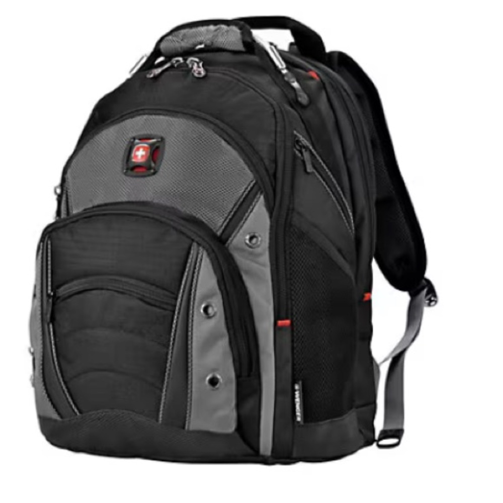 Wenger Synergy Pro 16" Laptop Backpack, Black/Grey